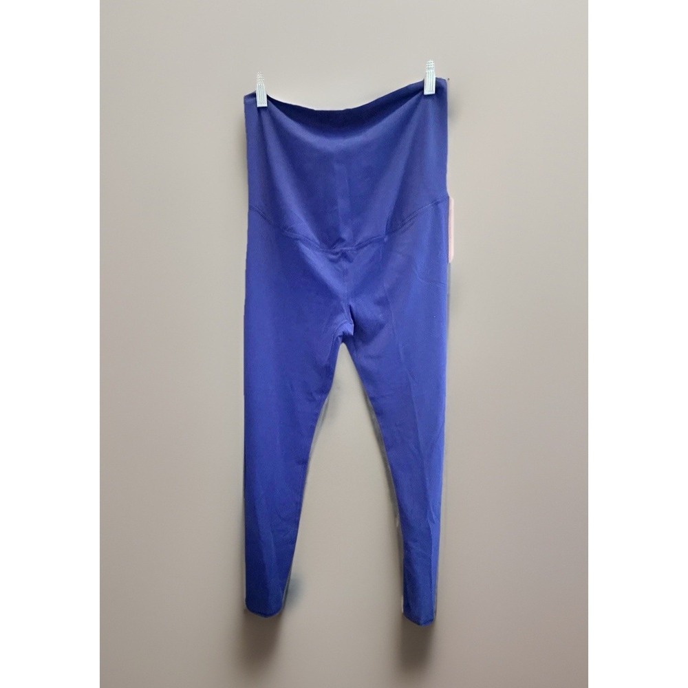 Ingrid And Isabel Core Active Maternity Leggings in Blue - Large